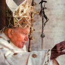 John Paul II SatanicCross Color